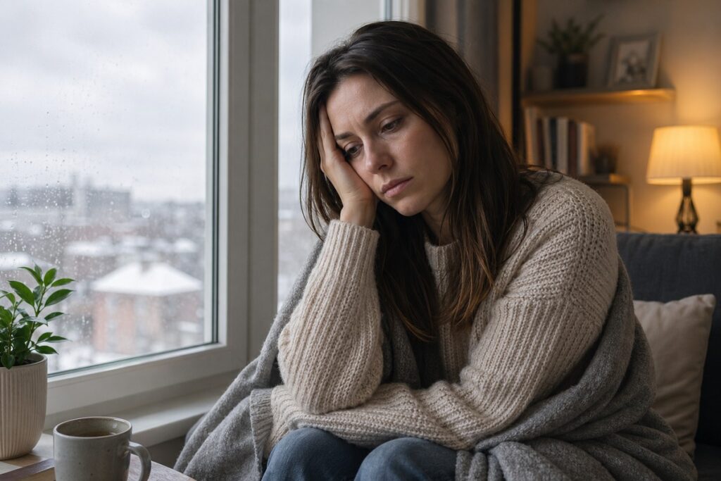 Deficitul de vitamina D3 poate fi asociat cu oboseală, dureri osoase și dispoziție scăzută.